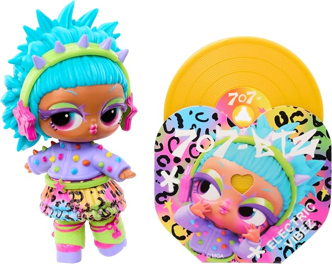 LOL Surprise Music Festival – Dolls with Collectible Vinyl Albums, Interactive Unboxing, 7 Total Surprises – Collect All 8 Unique Styles! Gift for Kids Ages 4+