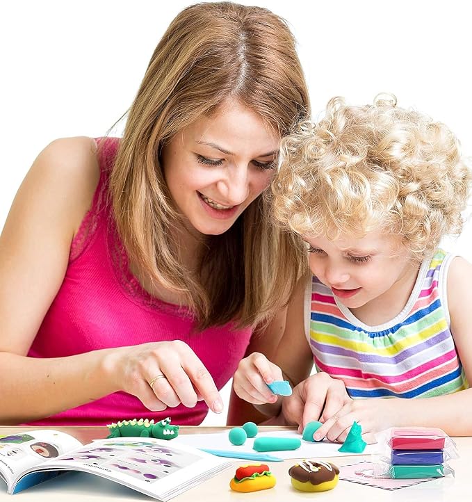 Sago Brothers Modeling Clay for Kids - Black,7 oz Molding Magic Clay for Kids Air Dry, Super Soft Clay for DIY Slime, Ultra Light Air Dry Modeling Clay for Toddlers Children Teens | Molding magic clay for kids air dry, super soft for DIY slime. Ultra l...