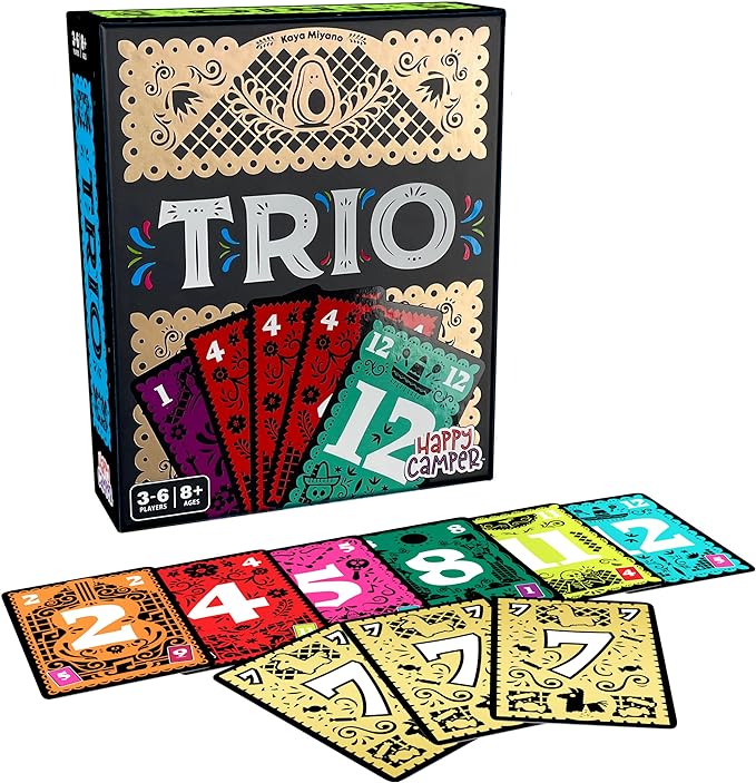 Happy Camper - Trio | Hottest New Family Game | Award-Winning | Game-of-The-Year | Great for Parties and Travel | 3-6 Players | Ages 8+