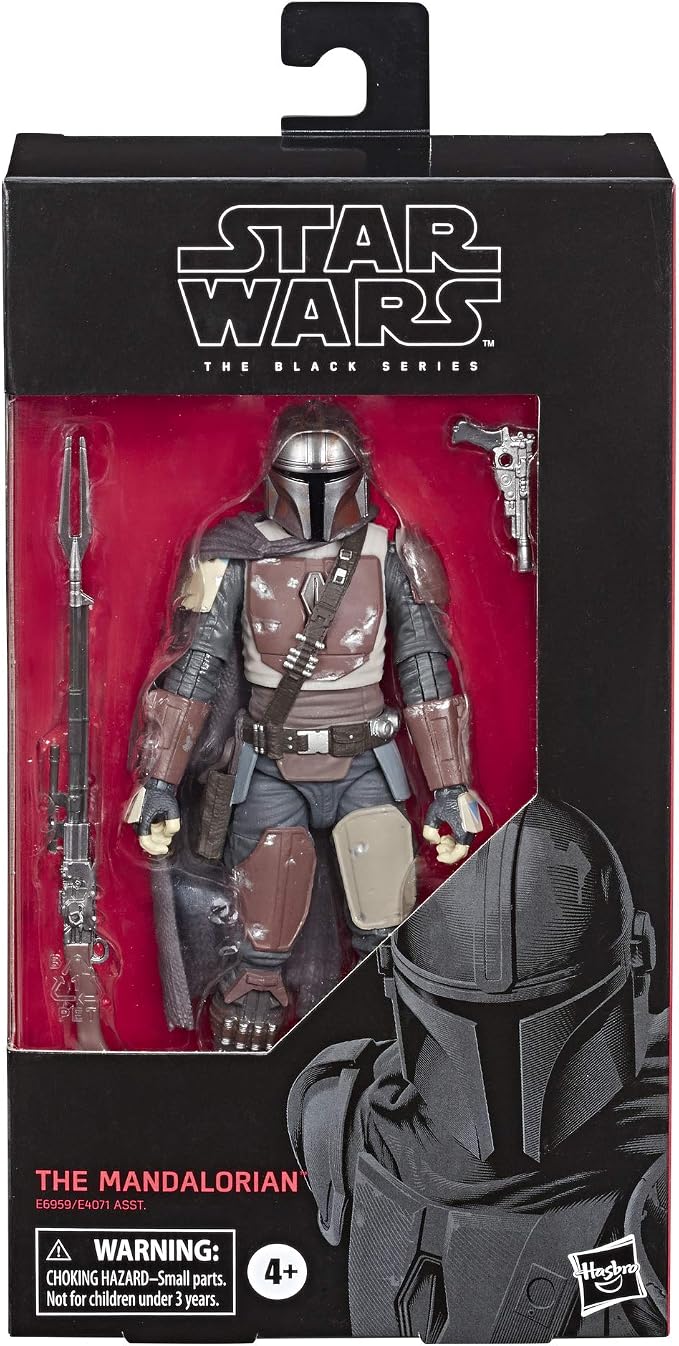 STAR WARS The Black Series The Mandalorian Toy 6" Scale Collectible Action Figure, Toys for Kids Ages 4 & Up