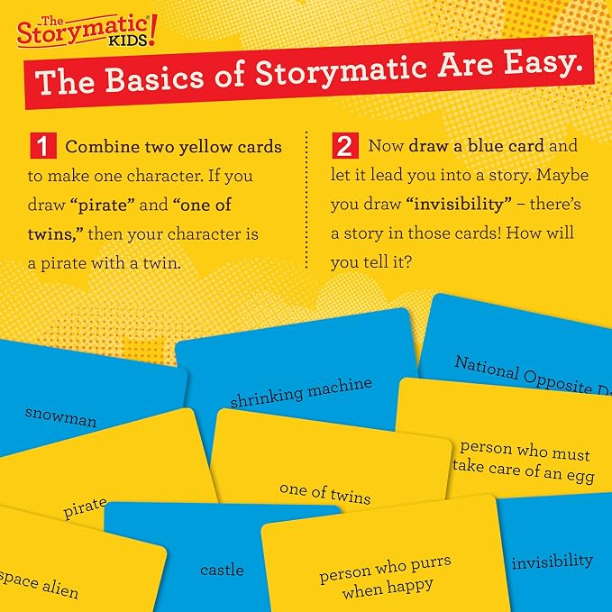 Storymatic Kids – Writing Prompts for Young Writers – Storytelling Games – Teacher Tool
