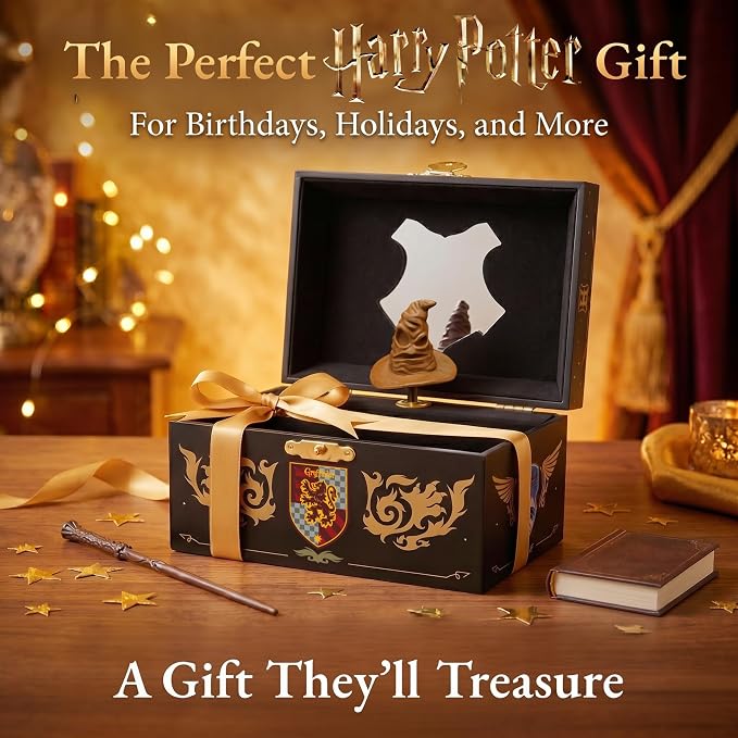 Harry Potter Jewelry Box for Girls Musical Jewelry Box with Spinning Figurine, Harry Potter Toys for Kids Ages 3-7