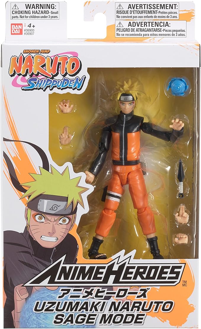 ANIME HEROES - Naruto Shippuden - Naruto Uzumaki Sage Mode Action Figure