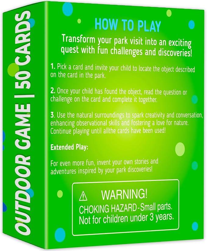 QUOKKA Scavenger Hunt Game for Toddlers 3-5 – 50 Toddler Activities Outdoor Cards Game Set - Fun Educational Play for Preschool Boys and Girls and Early Development