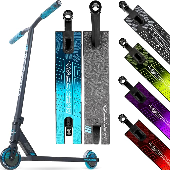 Pro Trick Stunt Scooter for Kids Ages 8-12 – Lightweight Durable 2 Wheel Freestyle Scooter for Skatepark and Street – Easy Assembly – Madd Gear MG3