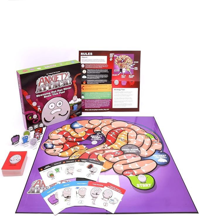 The Awkward Yeti Anxiety Attack! Funny Family Board & Card Game for Kids Ages 10+, Parents, Teens & Adults | Strategy Party Game for Family Game Night | Science Humor Edition by Organ Attack Creator