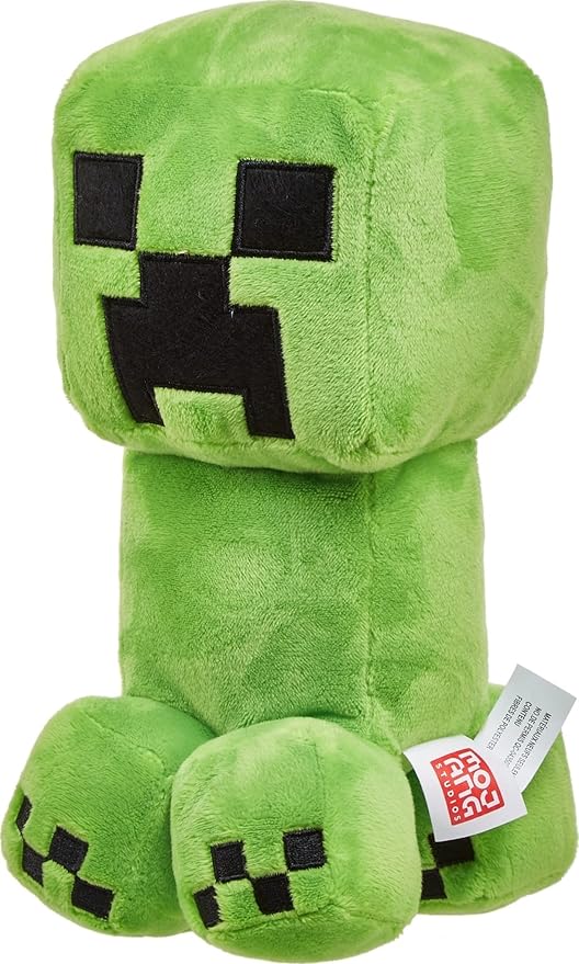 Mattel Minecraft Basic Plush Character Soft Dolls, Video Game-Inspired Collectible Toy Gifts for Kids & Fans Ages 3 Years Old & Up