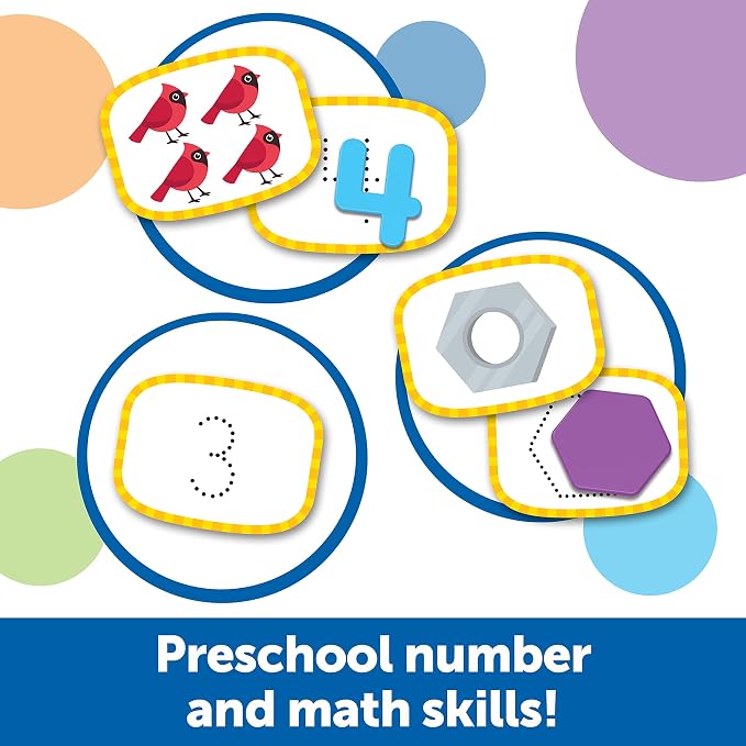 Learning Resources Skill Builders Preschool Numbers - Back to School Supplies, Teacher Must Haves, Toddler Learning Activities, Ages 3 and Up