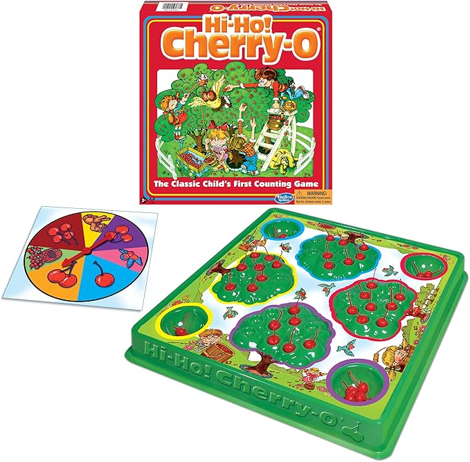 HI-Ho Cherry-O by Winning Moves Games USA, the Classic Child's First Counting Game, for 2 to 4 Players, Ages 3+