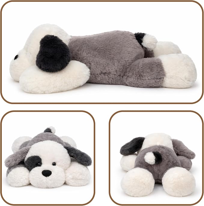 Weighted Dog Stuffed Animal Soft Weighted Plushes Cute Dog Plush Toy Birthday Gifts for Kids Boys Girls Adults (20" 4 lbs)