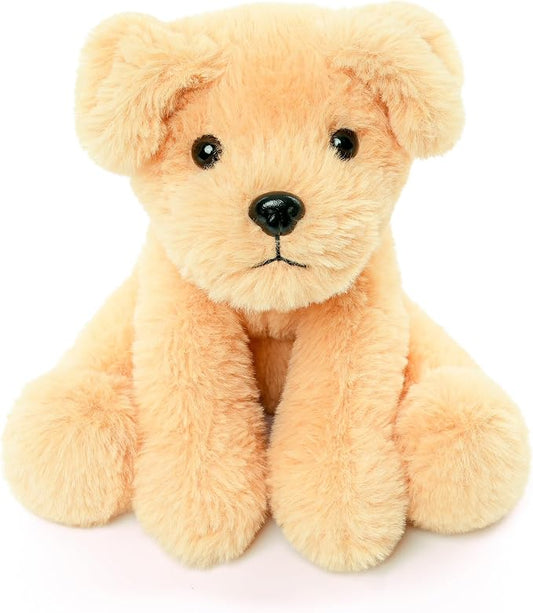 WEIGEDU Labs Labrador Golden Retrievers Dog Puppy Stuffed Animals Plush Toys for Kids Boys Girls Birthday Bedtime Gifts, 7.9" Golden Yellow