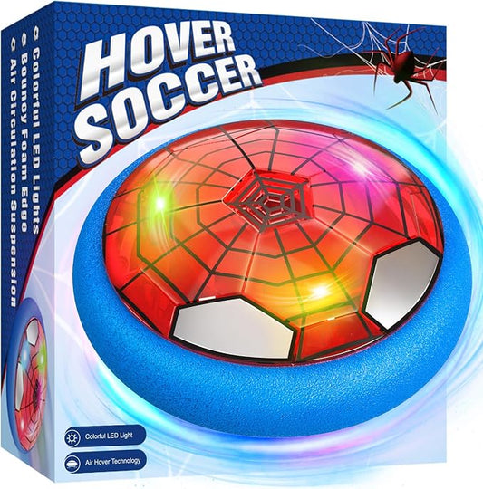 Ocditikl Hover Soccer Ball, Air Floating Soccer with LED Lights & Foam Bumper, Indoor Soccer Toys for Kids Ages 5-12, Ideal Easter Birthday for 4 5 6 7 8 9 10 11 12 Year Old Boys Girls