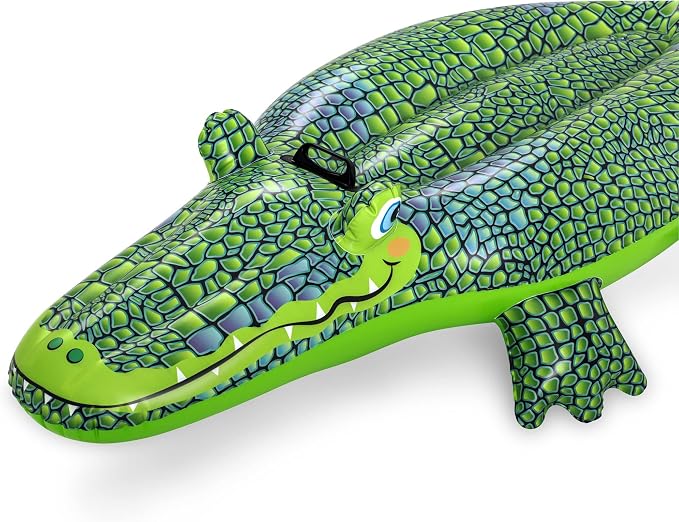 Bestway H2OGO! Buddy Crocodile Kids Ride-On Pool Float 60" x 28"