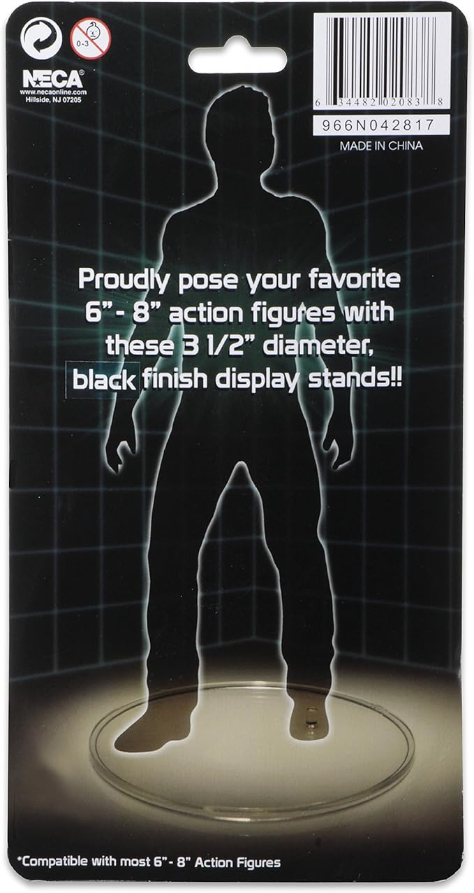 NECA - Black Figure Display Stand - Set of 10