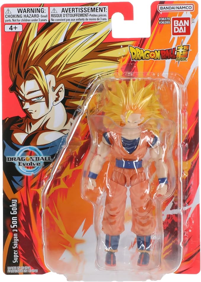 Bandai - Dragon Ball Super - Evolve - 5" Super Saiyan 3 Son Goku Action Figure