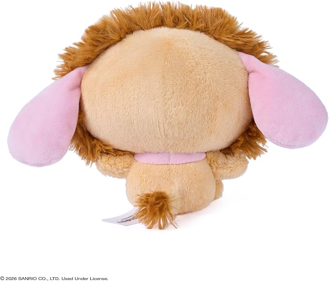 GUND Sanrio Official Hello Kitty and Friends My Melody Circus Lion, Collectible Plush Toy, Lion Stuffed Animal for Ages 1 and Up, 6”