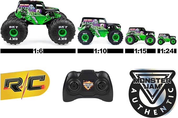 Monster Jam, Official El Toro Loco Remote Control Monster Truck for Boys and Girls, 1:24 Scale, 2.4 GHz, Kids Toys for Ages 4 and Up