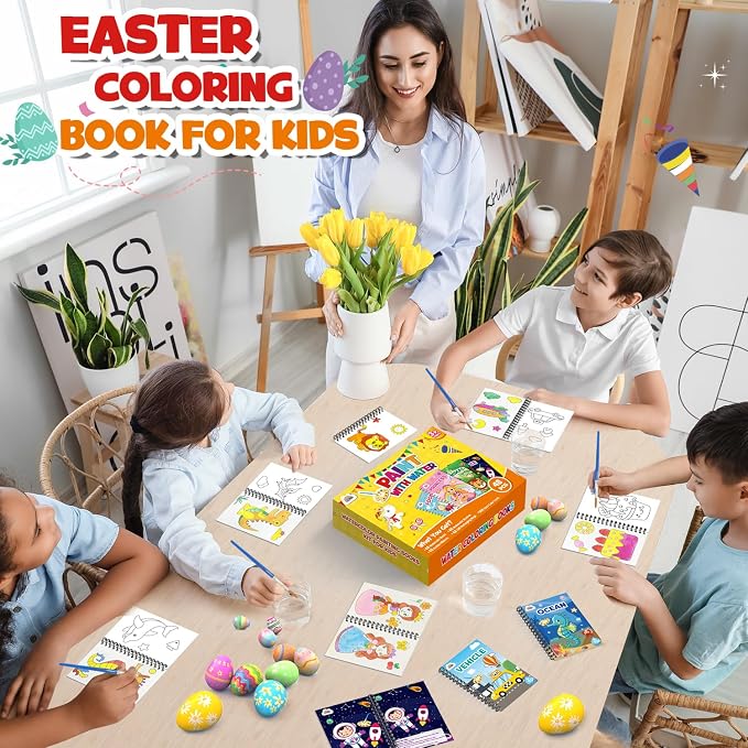 ZMLM 32 Water Coloring Books for Kids Party Favors Ages 4-8 - Bulk Birthday Gifts, Goodie Bag Stuffers, Mini Arts and Crafts Coloring Books for Kids, Classroom Prizes for Boys and Girls