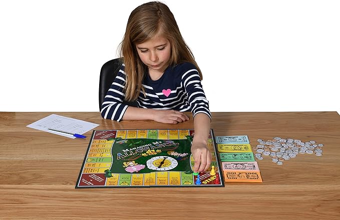 LEARNING ADVANTAGE Managing My Allowance Money Game | for Ages 8+ | Teach Financial Literacy | First Money Experience for Kids