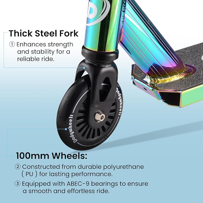 Pro Scooters for Kids 8 +, Teens and Adults | Two Different Scooter Heights 31.5” and 36.6”to Choose from