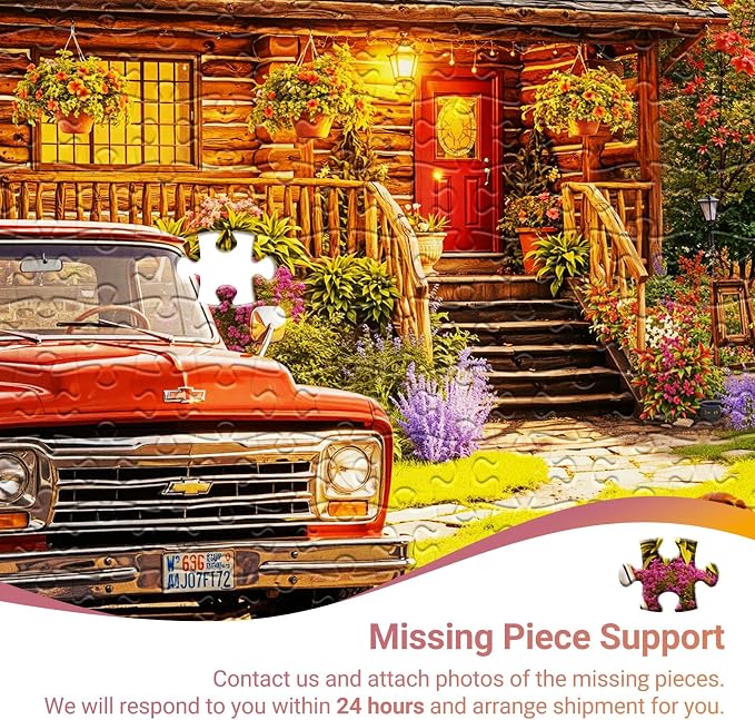 Lake Cabin Puzzles for Adults 1000 Pieces, Impossible Hard Difficult Challenging Jigsaw Puzzle 1000 Pieces, Christmas Birthday Gifts Home Decor for Adults/Friends/Family