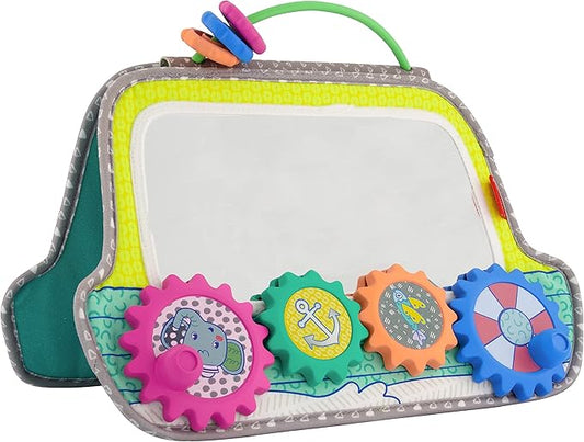 Infantino Busy Board Mirror & Sensory Discovery Toy Boat
