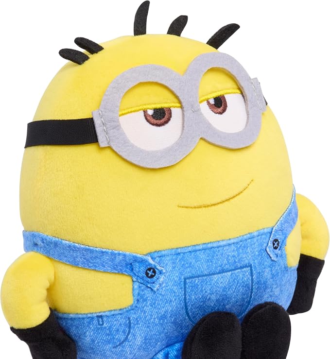 Illumination Minions & Monsters Ed Squooshy Plush Toy | Soft Squishy Stuffed Animal, 7-Inch, Sensory Fidget Toy with Bean Fill, Kids Gift, Ages 3+