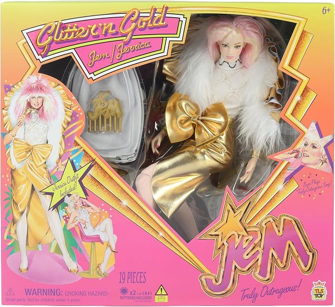 JEM and THE Holograms 12-inch Fashion Doll Glitter and Gold Edition