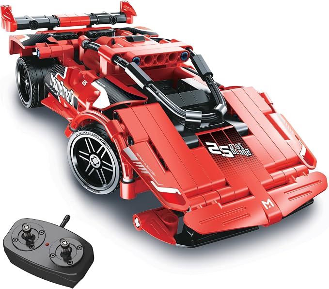 RC Car Building Toys for Boys Age 8-12 Fun STEM Activities for Kids and Cool Birthday for 7, 8, 9, 10+ Years Old Boys Remote Control Car Building Kit 2-in-1 RC Cars Kit to Build