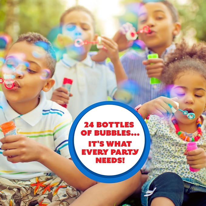 Mickey Mouse 4-Ounce Bubbles Party Toy with Wand (Pack of 24)