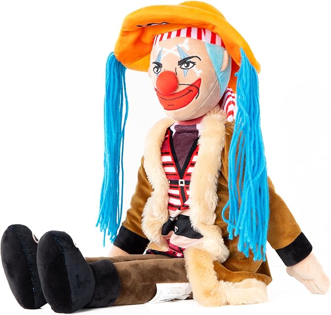 Jay Franco One Piece Buggy Plush Pillow Buddy - Super Soft Clown Character Pillow - Polyester Microfiber, 26 Inches