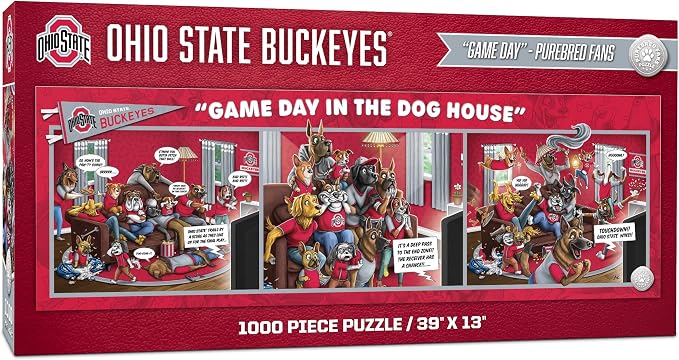 YouTheFan NCAA Game Day in The Dog House - 1000pc Puzzle