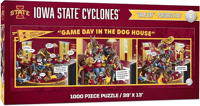 YouTheFan NCAA Game Day in The Dog House - 1000pc Puzzle