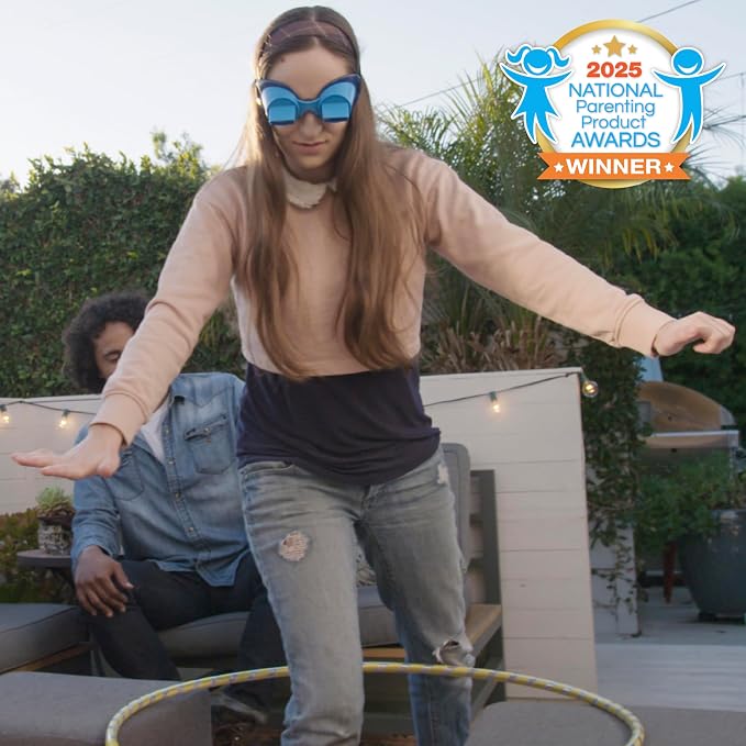 Vango The Original UpsideDownChallenge Game Backyard Edition for Kids & Family - Complete Fun Outdoor Challenges with Upside Down Goggles - for Game Night and Lawn Parties - Ages 8+