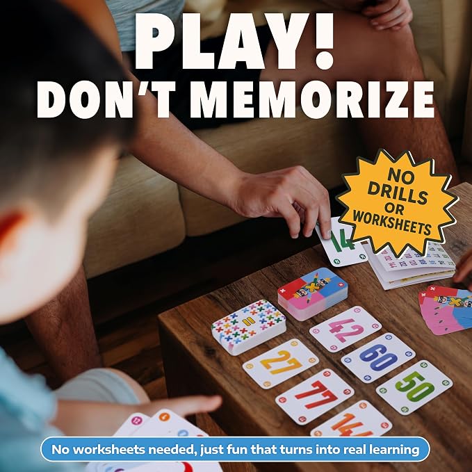 Multiplication Game for Kids – Interactive Math Card Game That Builds Confidence in Times Tables | Ideal Multiplication and Division Games for 2nd 3rd 4th 5th Grade Kids