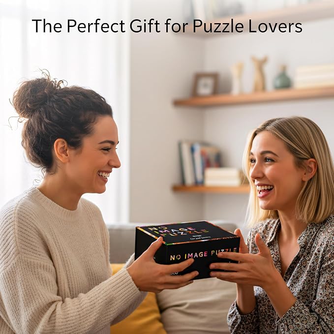 No Image Puzzle 1000 Irregular Pieces Extreme Difficult Jigsaw Challenge Adults Hardest Puzzle No Guide Ultimate Brain Teaser Intermediate Level Dogs Mystery Unique Gift