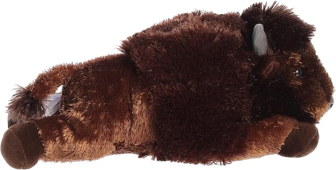 Aurora® Adorable Flopsie™ Bison Stuffed Animal - Used to Create Imaginative Play Adventures - Perfect for Birthdays, Kids and Adults, All Ages - Brown 12 Inches