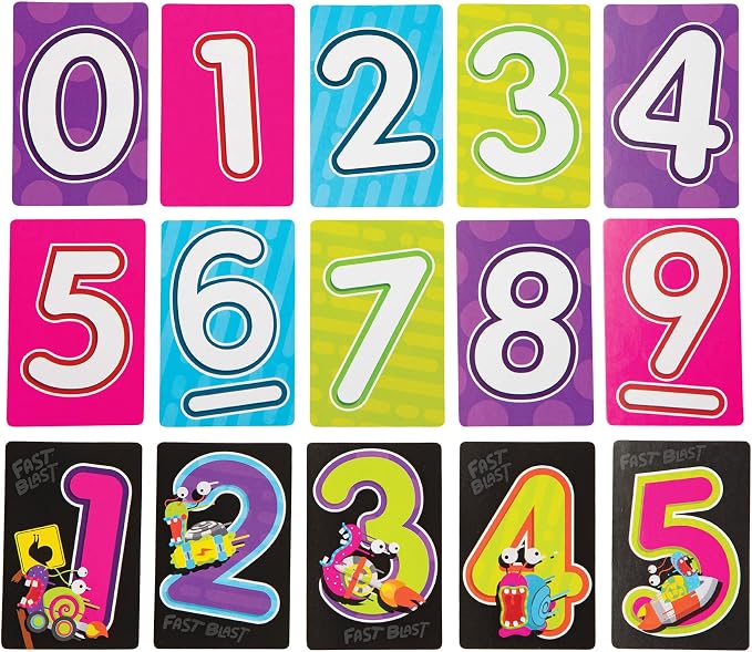 Fast Blast - Card Game for Families and Friends for Family Game Night - Quick-Replayable Game for 2 to 6 Players, Family Card Games for Ages 8 and Up