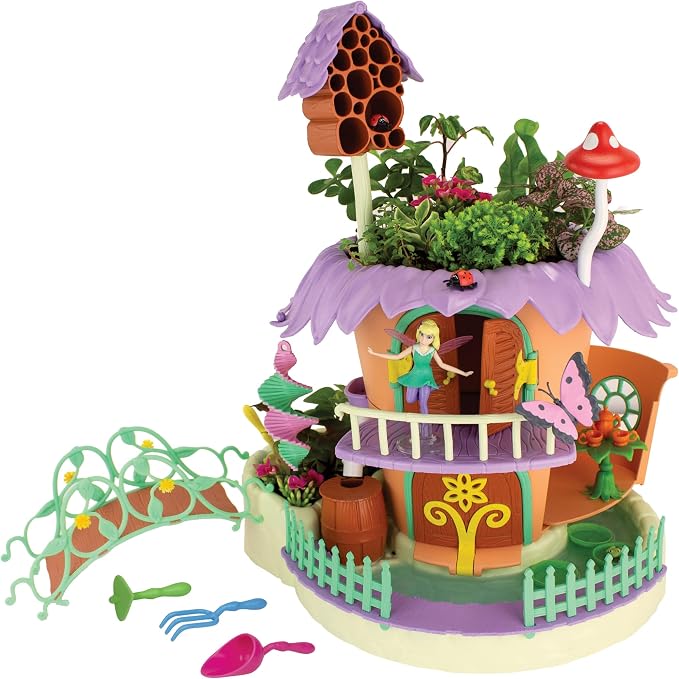 My Fairy Garden — Nature Cottage Toy Figurine and Plant Kit — Grow Your Own Magical Garden with Fairy Isla — Ages 4+