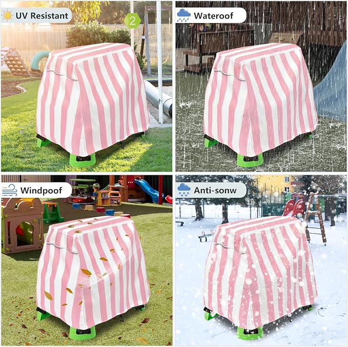 Okcool Kids Water Table Cover Fit Water Table,Outdoor Water Table Toys Cover, A Wide Selection of Cute Colors and Patterns