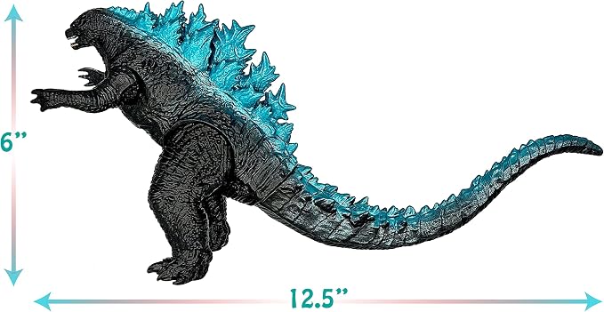 TwCare Set of 2 Dinosaur Shin Figure King of The Monsters Toys, 2021 Dragon Movable Joints Action Movie Series Soft Vinyl, Carry Bag