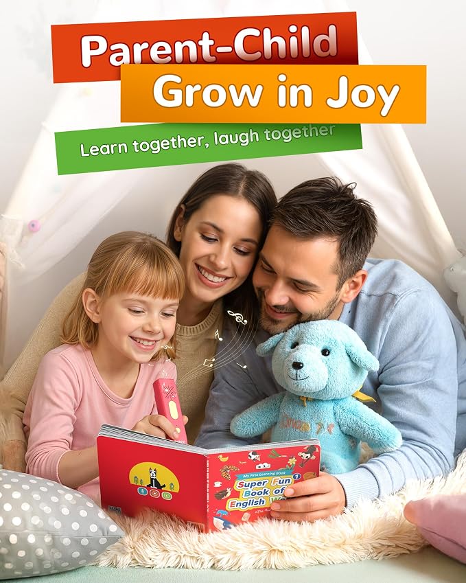 KOKODI Talking Books, 2pcs Vocabulary Books, Interactive Audio Sound Books, Compatible with KOKODI Talking Pen (Vocabulary Books Only, No Pen)
