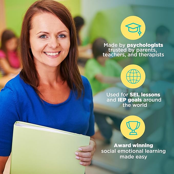 ThinkPsych Chat Chains - The Game that Connects Us | Social Skills Games | Therapy Games for Teens and Kids | Ages 8-99 | Therapy Conversation Cards | 15 Mins Playtime