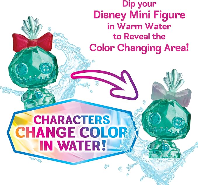Cra-Z-Art Disney Crystal Surprise Series 1, Mini Collectible Crystal Figures with Activity Compound, Collectible Blind Bag Inspired Figures, Kids Toys for Ages 3 and Up