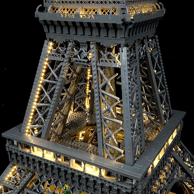 BRIKSMAX Led Lighting Kit for LEGO-10307 Eiffel Tower - Compatible with Lego Architecture Building Blocks Model- Not Include Lego Set