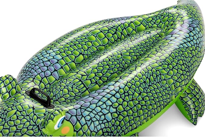 Bestway H2OGO! Buddy Crocodile Kids Ride-On Pool Float 60" x 28"