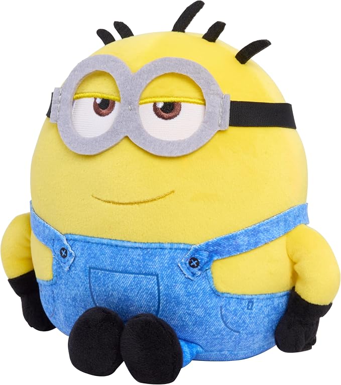 Illumination Minions & Monsters Ed Squooshy Plush Toy | Soft Squishy Stuffed Animal, 7-Inch, Sensory Fidget Toy with Bean Fill, Kids Gift, Ages 3+