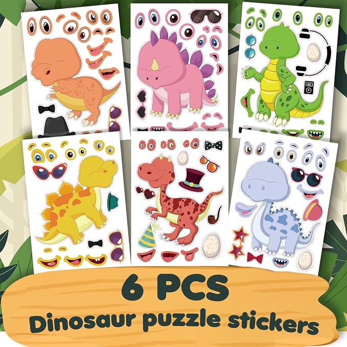 Air Dry Clay 96PCS (2x48Colors), Modeling Clay for Kids with 12 Sheets Dinosaur Stickers & 6PCS Sculpting Tools, Safe & Non-Toxic, DIY Molding Clay Gift for Boys and Girls