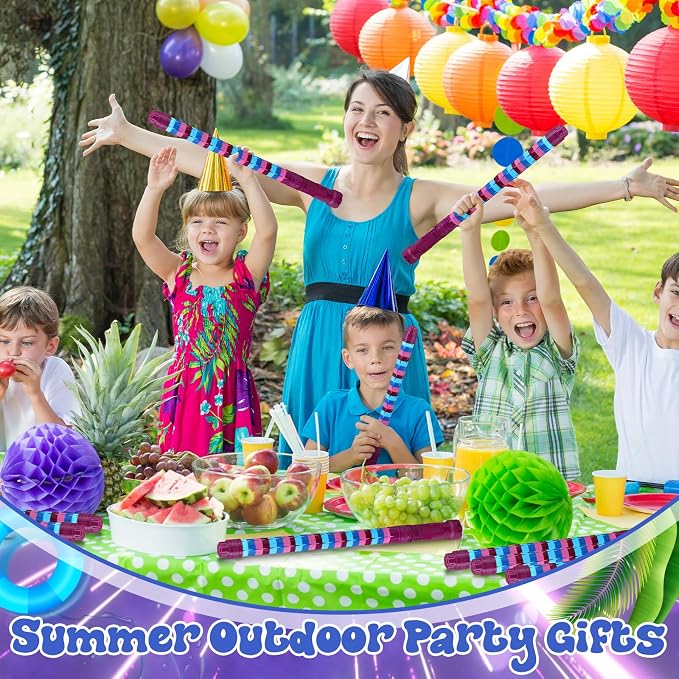 Halloscume 6 Pcs Video Game Party Favors for Kids Water Guns Bulk 15.75" Water Squirters Blaster Shooters for Summer Swimming Pool Beach Cartoon Birthday Gifts Supplies