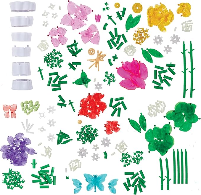 Crystal Gem Creations Beautiful Jewel Bouquet Kit by RoseArt, 275 Pieces, Great for Adults, Tweens and Children Ages 8+